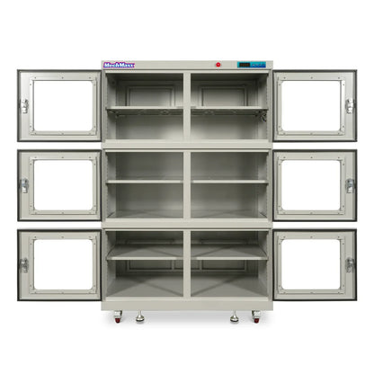 1-60% RH Nitrogen Dry Cabinet 1430L ESD Desiccator Cabinet Low Humidity Storage,  White,  NC1430BW-6
