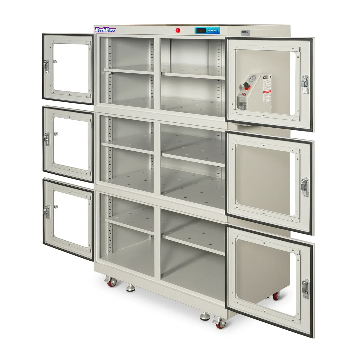 1-60% RH Nitrogen Dry Cabinet 1430L ESD Desiccator Cabinet Low Humidity Storage,  White,  NC1430BW-6