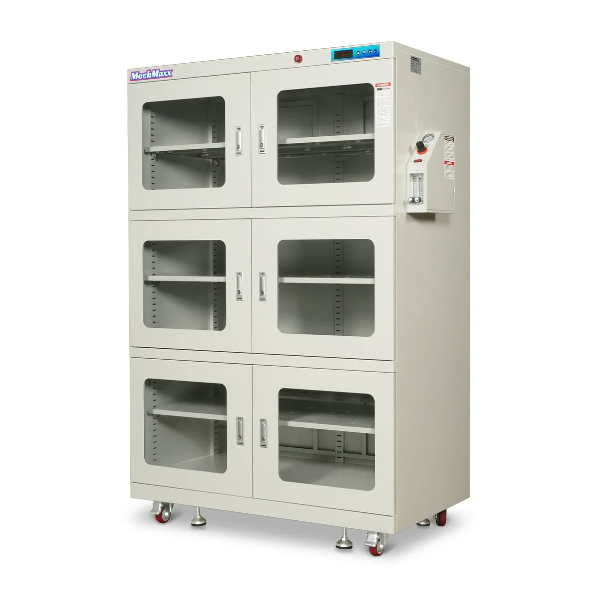 1-60% RH Nitrogen Dry Cabinet 1430L ESD Desiccator Cabinet Low Humidity Storage,  White,  NC1430BW-6