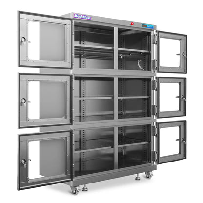 1-60% RH Nitrogen Dry Cabinet 1430L Desiccator Cabinet Low Humidity Storage, 304 Stainless Steel, NC1430BSS-6