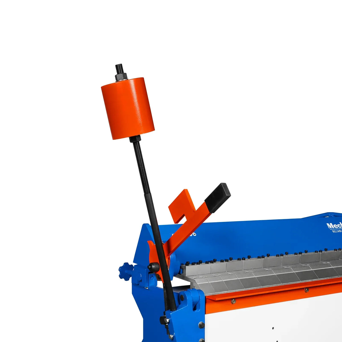 100-inch Manual Sheet Metal Brake - 12 Gauge Bending Capacity, Adjustable Fingers, 8 Ft. Heavy-Duty Steel Construction, Precision Bending for Box and Pan PB10012