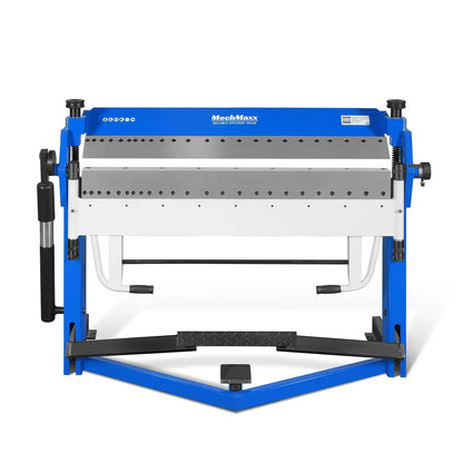 50-Inch Foot Clamp Pan and Box Brake, Industrial Heavy Duty Sheet Metal Folding Machine, 0–135° Bending Angle, 1.9" Clamping Lift, 2" Box Depth PB2A5014
