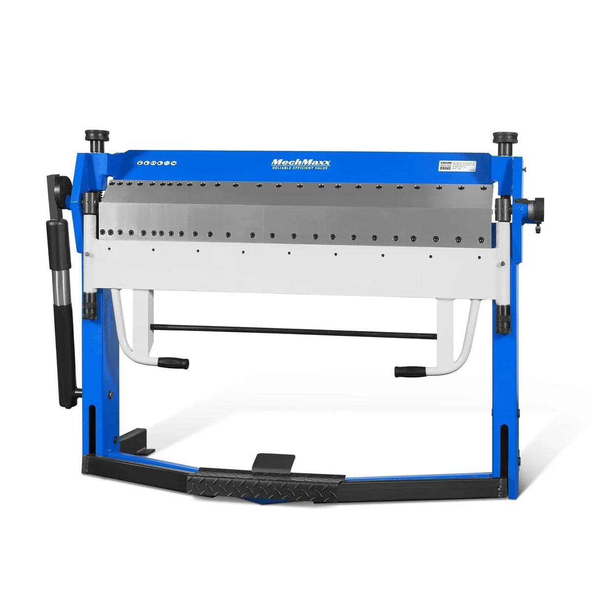 50-Inch Foot Clamp Pan and Box Brake, Industrial Heavy Duty Sheet Metal Folding Machine, 0–135° Bending Angle, 1.9" Clamping Lift, 2" Box Depth PB2A5014
