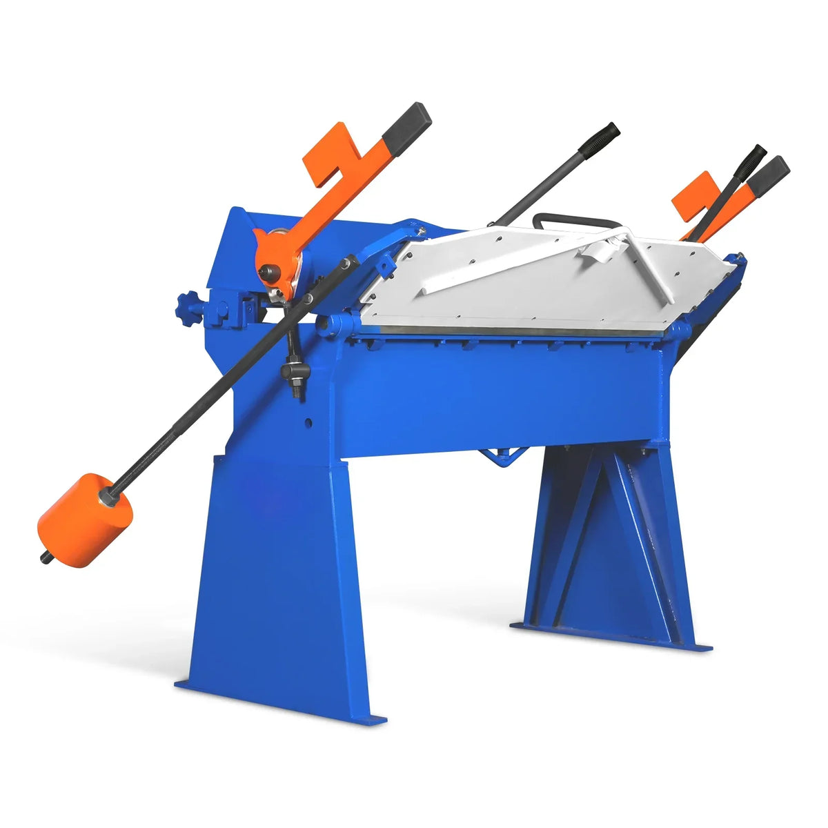 48” Manual Pan and Box Brake - Heavy Duty, Durable Construction, 12 Gauge Mild Steel, 135° Bending Angle, Individual Bending Fingers" PB4812