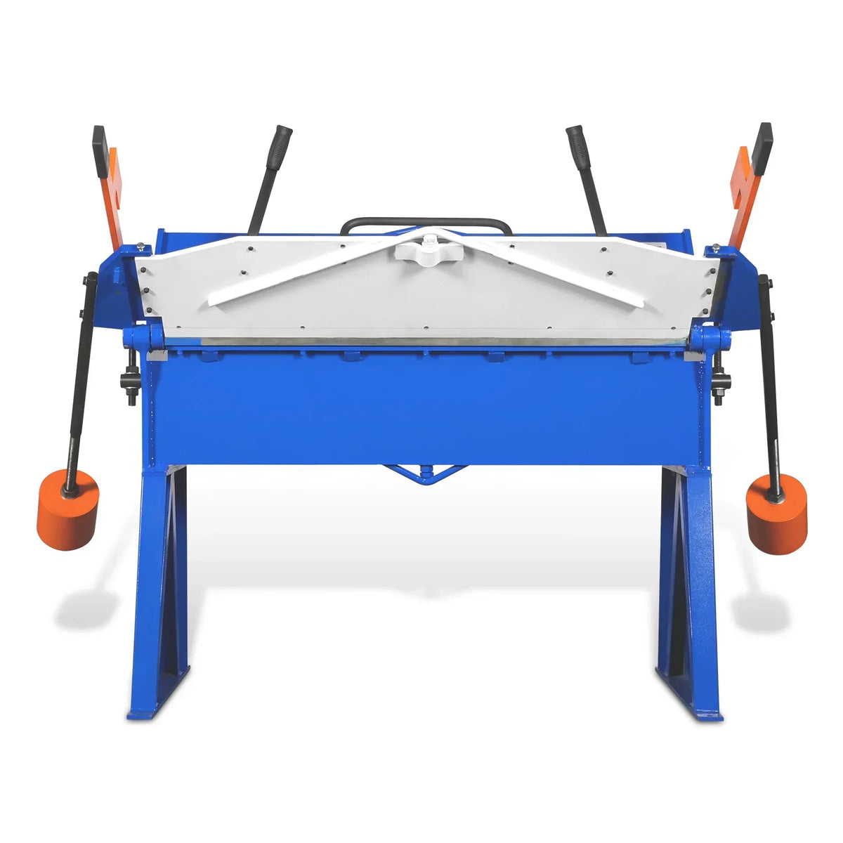 48” Manual Pan and Box Brake - Heavy Duty, Durable Construction, 12 Gauge Mild Steel, 135° Bending Angle, Individual Bending Fingers" PB4812