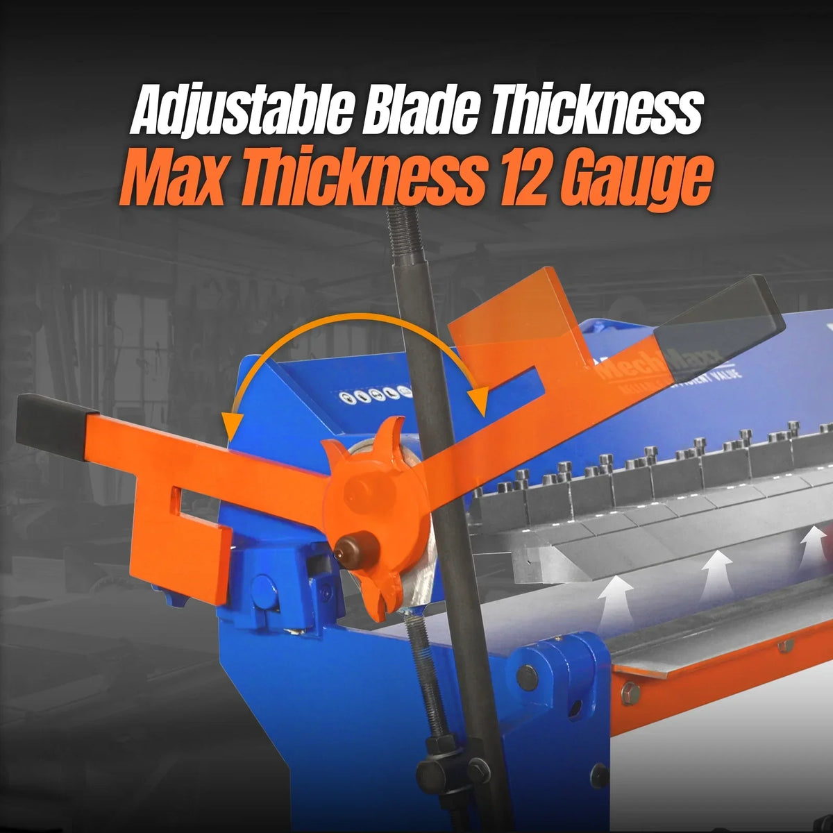48” Manual Pan and Box Brake - Heavy Duty, Durable Construction, 12 Gauge Mild Steel, 135° Bending Angle, Individual Bending Fingers" PB4812