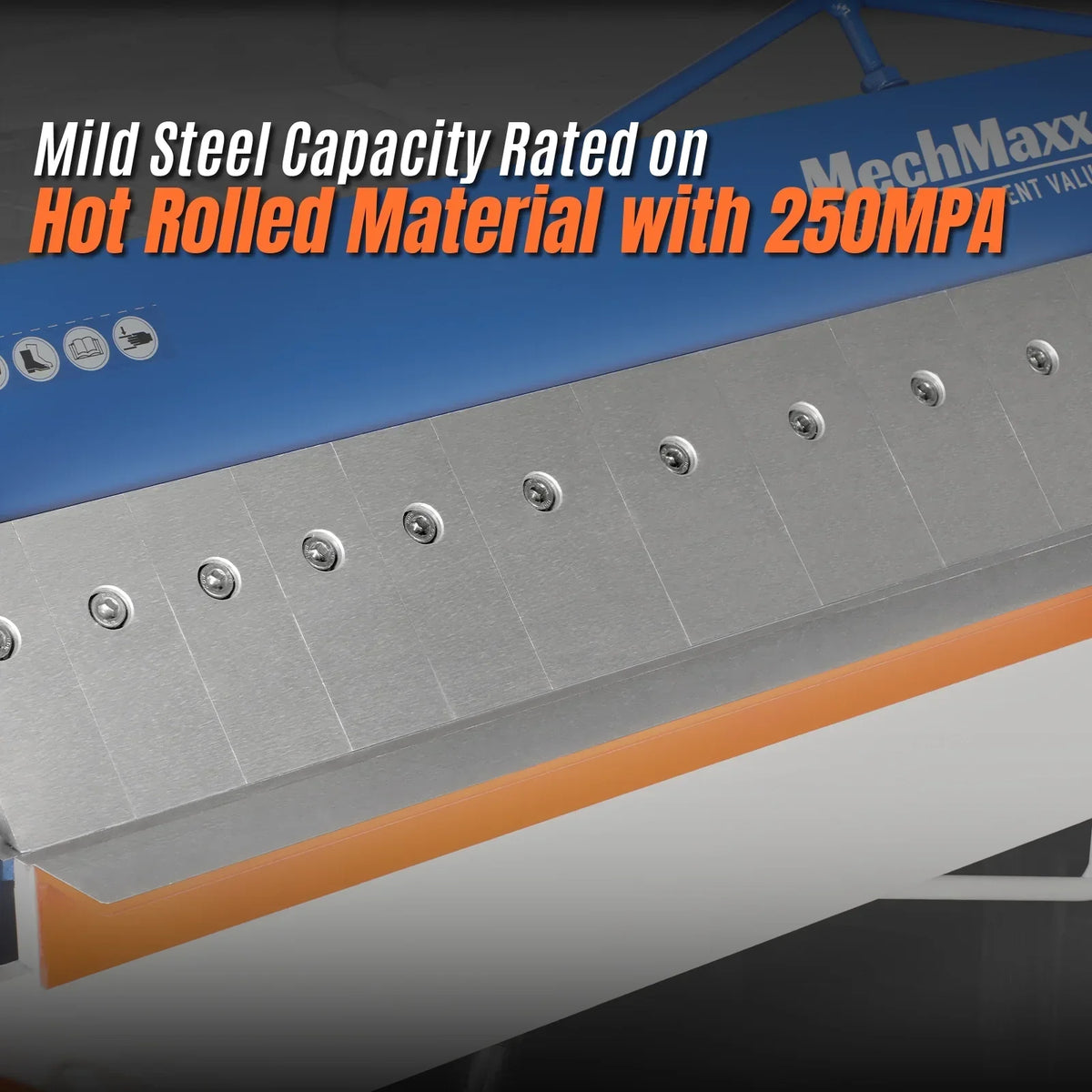 48" Manual Pan and Box Brake - 16 Gauge Mild Steel Capacity, 135° Bending Angle, 16 Precision Fingers, Durable Construction for Accurate Bends"