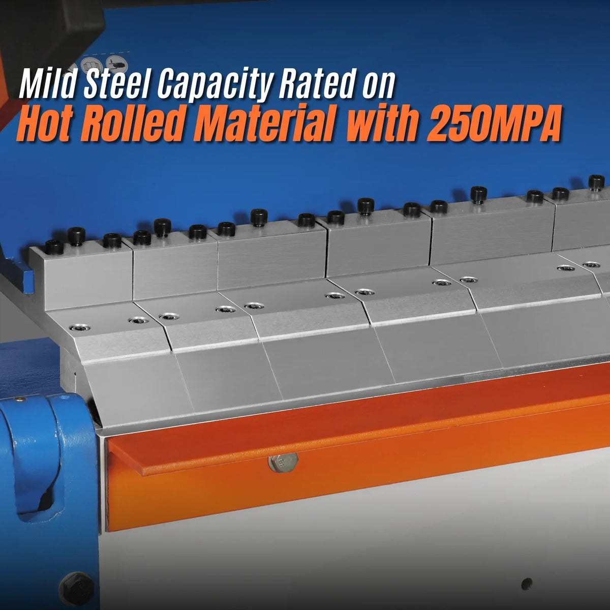 80-inch Manual Sheet Metal Brake - 12 Gauge Bending Capacity, Adjustable Fingers, 6 Ft. Heavy-Duty Steel Construction for Precision Bending PB8012
