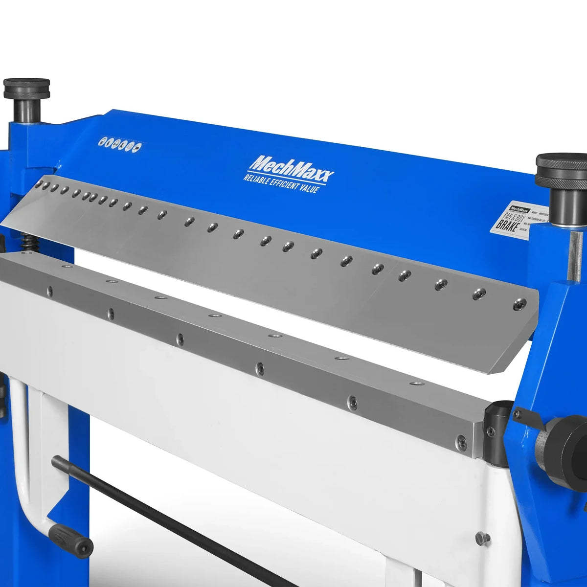 50-Inch Foot Clamp Pan and Box Brake, Light Duty Sheet Metal Folding Machine, 0–135° Bending Angle, 1.9" Clamping Lift, 2" Box Depth PBA5014