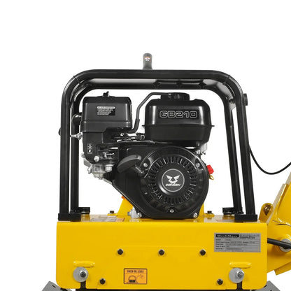 5.8 HP Reversible Plate Compactor with Wheel Kit and Extension Plates, 5625 lb Centrifugal Force, PC150Z