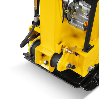 5.8 HP Reversible Plate Compactor with Wheel Kit and Extension Plates, 5625 lb Centrifugal Force, PC150Z