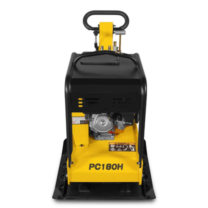 Honda GX270 Reversible Plate Compactor with Wheel Kit and Extension Plates, 6750 lb Centrifugal Force, PC180H
