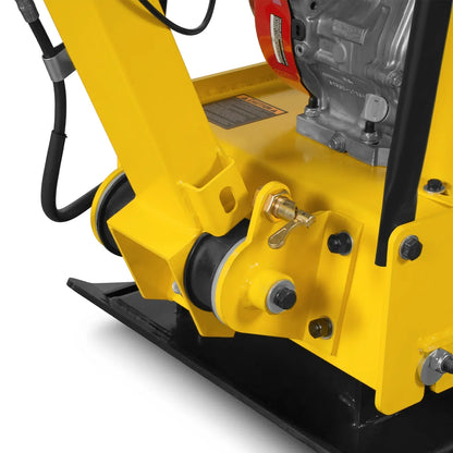 Honda GX270 Reversible Plate Compactor with Wheel Kit and Extension Plates, 6750 lb Centrifugal Force, PC180H