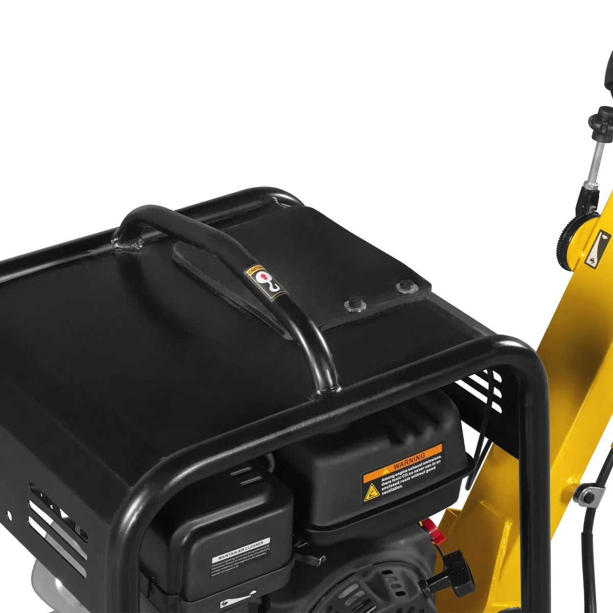 9 HP Reversible Plate Compactor with Wheel Kit and Extension Plates, 6750 lb Centrifugal Force, PC180Z