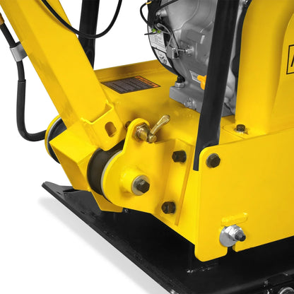 9 HP Reversible Plate Compactor with Wheel Kit and Extension Plates, 6750 lb Centrifugal Force, PC180Z