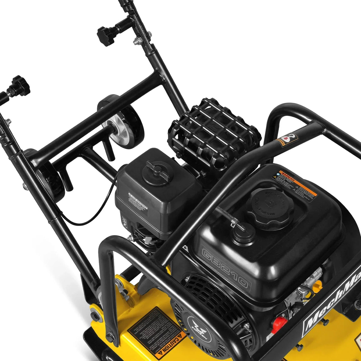 5.8 HP Vibratory Plate Compactor with Wheel Kit, 3600 lb Centrifugal Force for Soil, Gravel, Asphalt and Paver Base, PC90Z