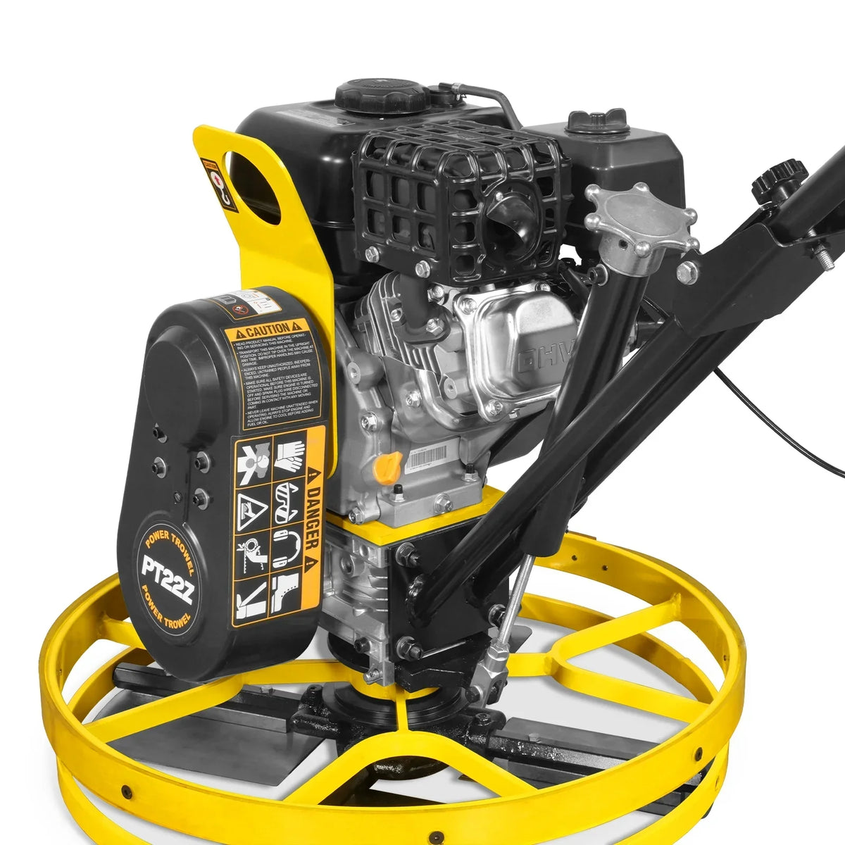 5.8 HP 23 in Walk-Behind Concrete Power Trowel with Blades and Float Pan, PT22Z