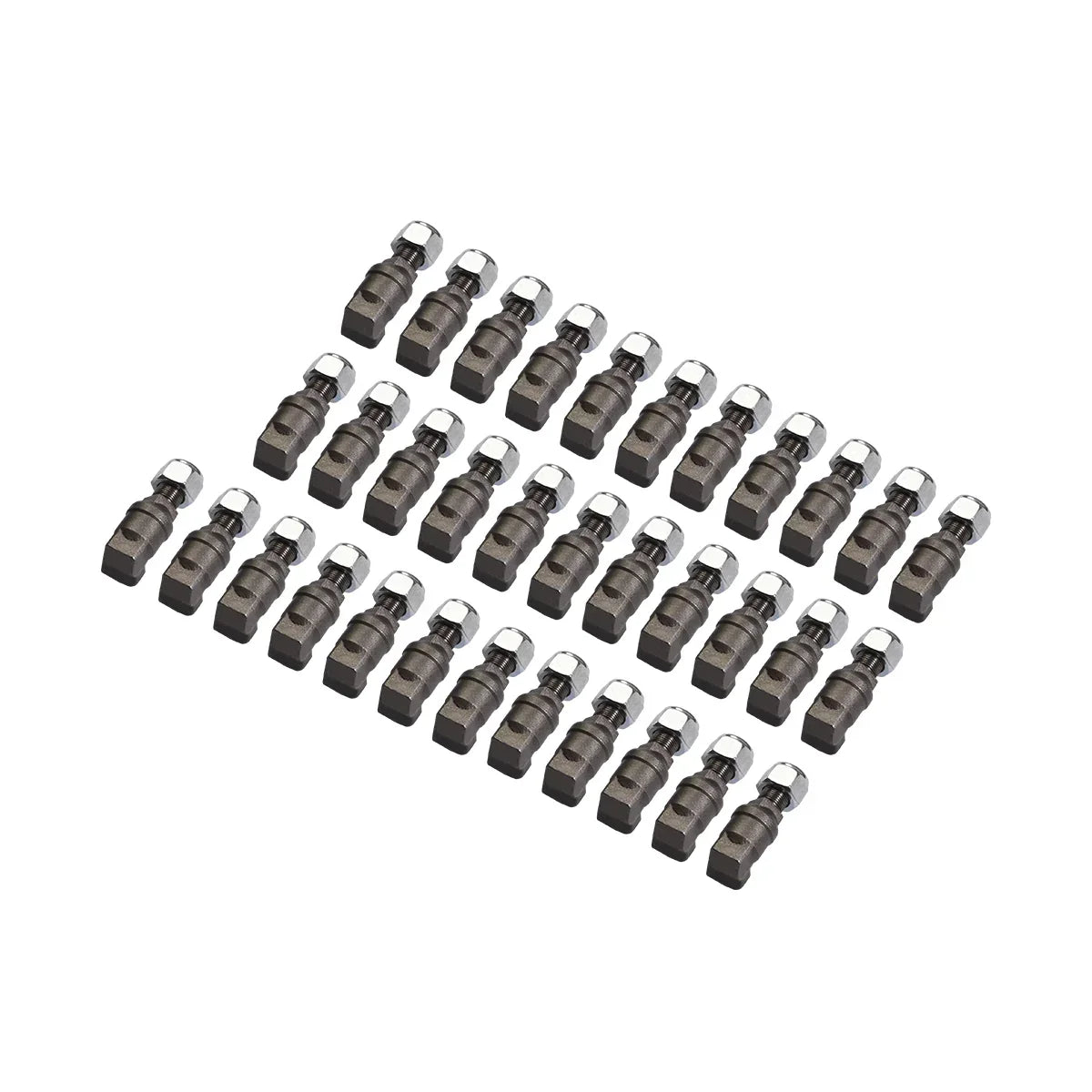 (1 Pack / 34 Pcs) Teeth and Nuts for Stump Grinder SG24; SG24PRO; SG28; SG30PRO; SG61, (SKU: 150151;150151G;150181;150181G;150182;150182G;150183;150183G;150501; 150602)