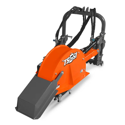 24'' Cutting Wheel Hydraulic Cylinders Stump Grinder,  (PTO Shaft Included with Slip Clutch) ,  35-60hp,   TSG61