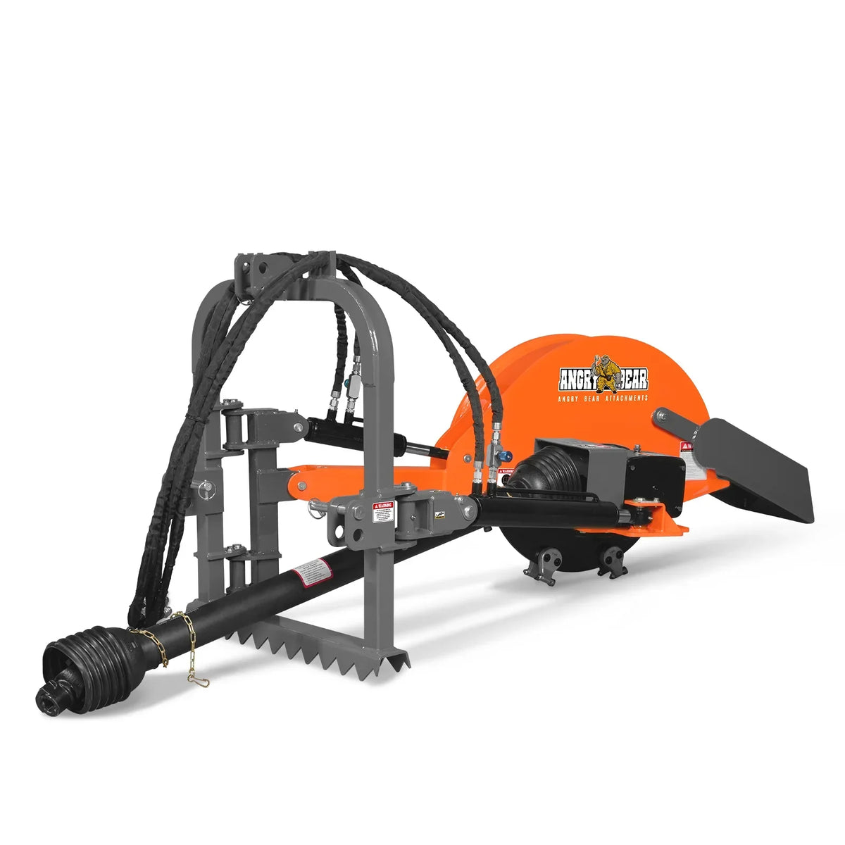 24'' Cutting Wheel Hydraulic Cylinders Stump Grinder,  (PTO Shaft Included with Slip Clutch) ,  35-60hp,   TSG61