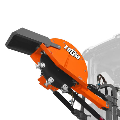 24'' Cutting Wheel Hydraulic Cylinders Stump Grinder,  (PTO Shaft Included with Slip Clutch) ,  35-60hp,   TSG61