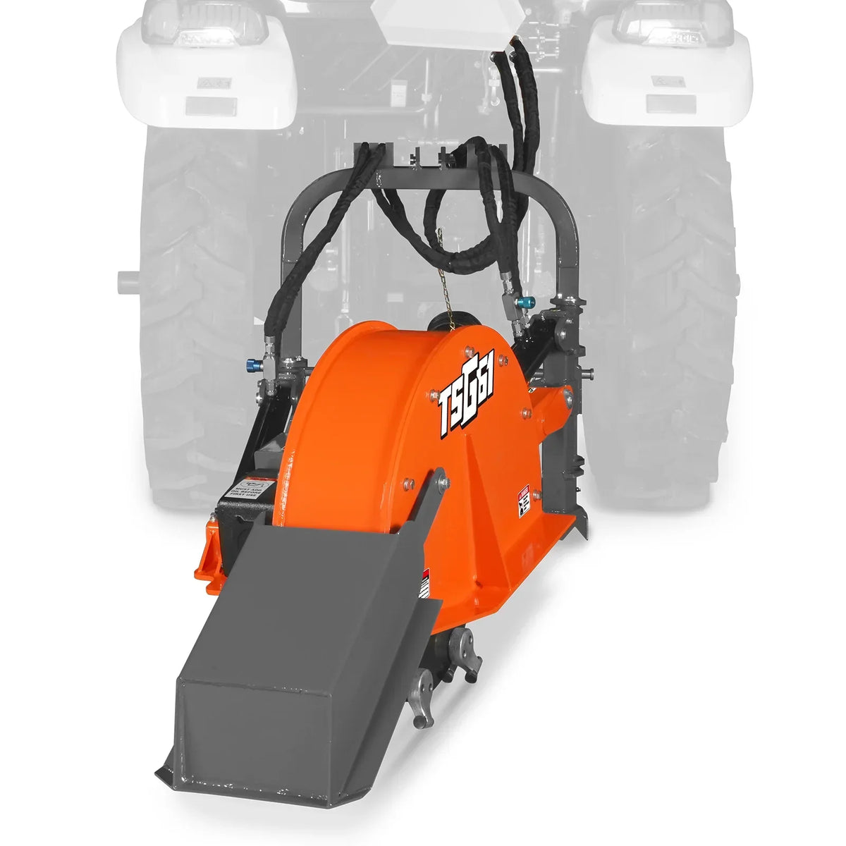 24'' Cutting Wheel Hydraulic Cylinders Stump Grinder,  (PTO Shaft Included with Slip Clutch) ,  35-60hp,   TSG61