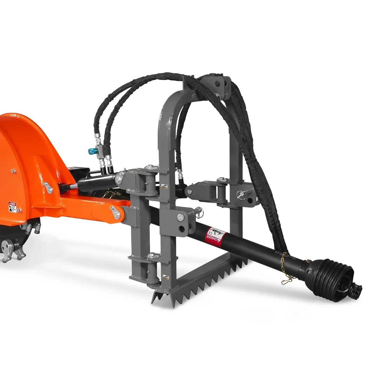 24'' Cutting Wheel Hydraulic Cylinders Stump Grinder,  (PTO Shaft Included with Slip Clutch) ,  35-60hp,   TSG61