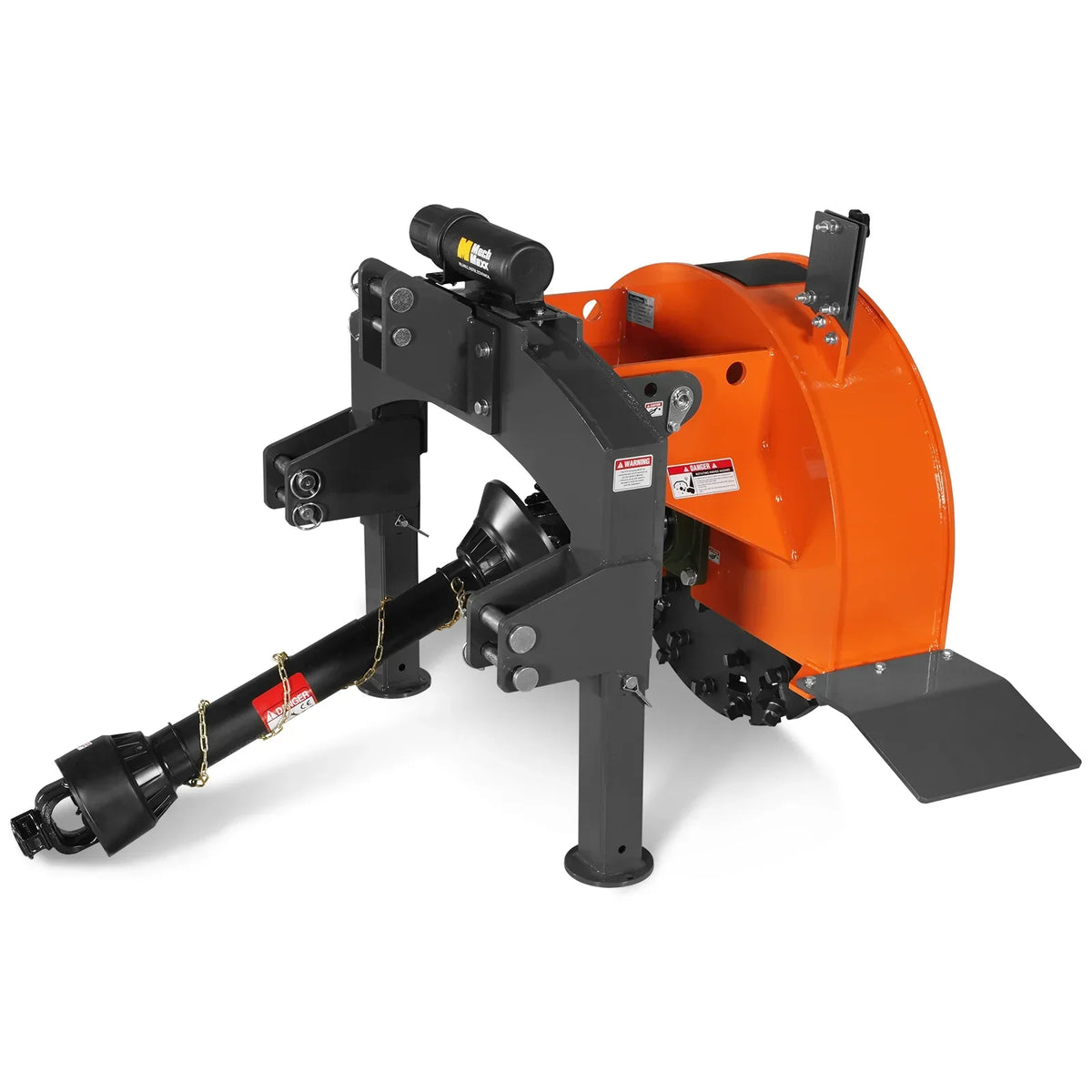 3-Point PTO Stump Grinder with 44 Carbide Teeth (PTO Shaft Included with Slip Clutch),  for 35-80HP Tractor,  SG28