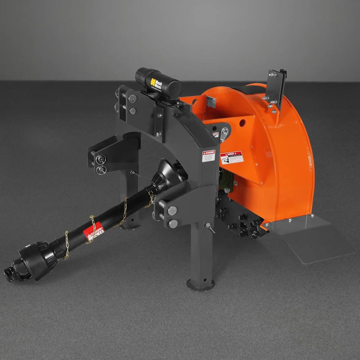 3-Point PTO Stump Grinder with 44 Carbide Teeth (PTO Shaft Included with Slip Clutch),  for 35-80HP Tractor,  SG28