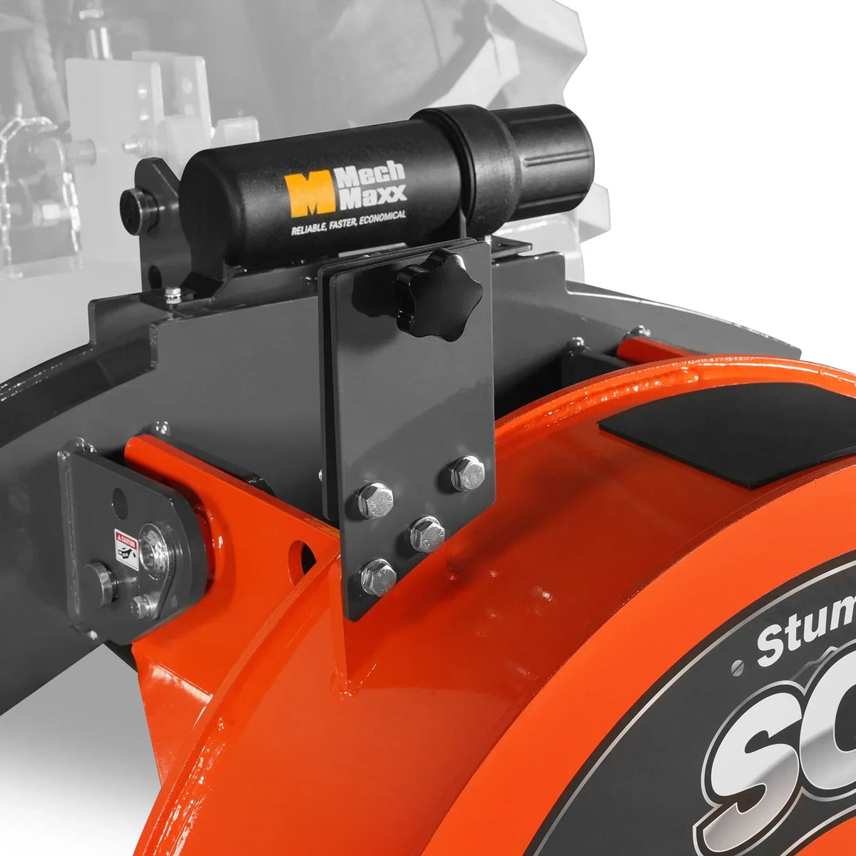 3-Point PTO Stump Grinder with 44 Carbide Teeth (PTO Shaft Included with Slip Clutch),  for 35-80HP Tractor,  SG28
