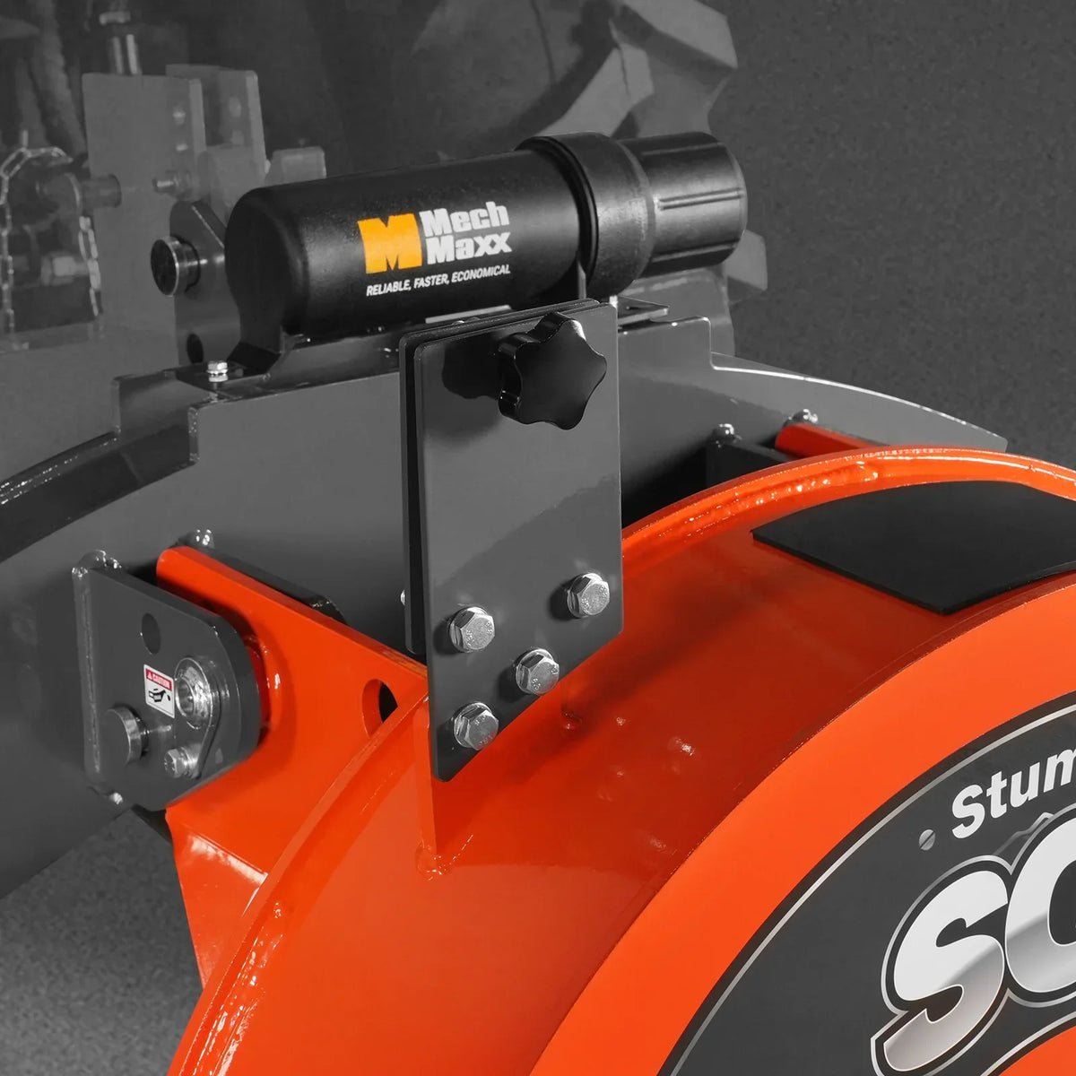 3-Point PTO Stump Grinder with 44 Carbide Teeth (PTO Shaft Included with Slip Clutch),  for 35-80HP Tractor,  SG28