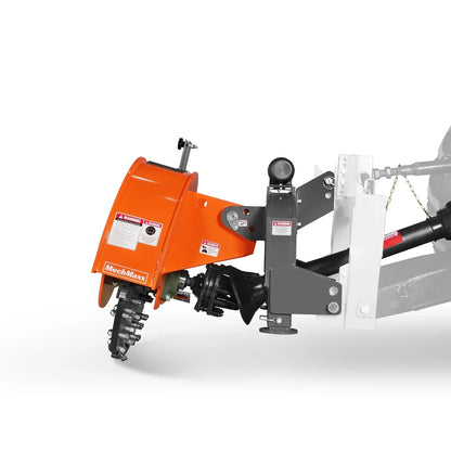 3-Point PTO Stump Grinder with 44 Carbide Teeth (PTO Shaft Included with Slip Clutch),  for 35-80HP Tractor,  SG28