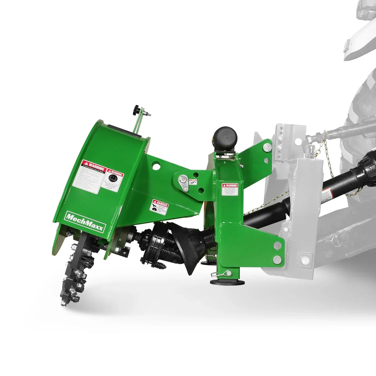3-Point PTO Stump Grinder with 44 Carbide Teeth (PTO Shaft Included with Slip Clutch),  for 35-80HP Tractor,  SG28