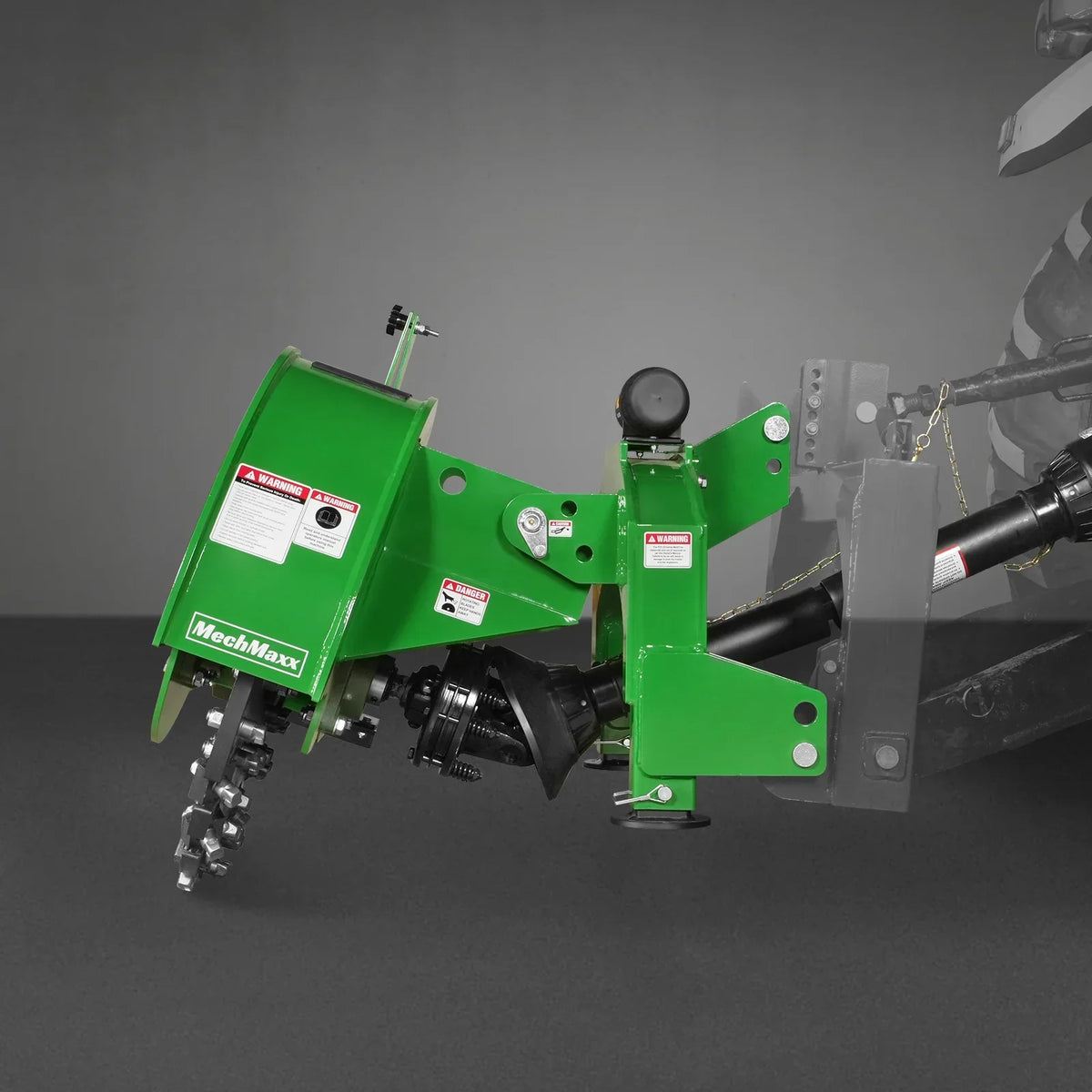 3-Point PTO Stump Grinder with 44 Carbide Teeth (PTO Shaft Included with Slip Clutch),  for 35-80HP Tractor,  SG28