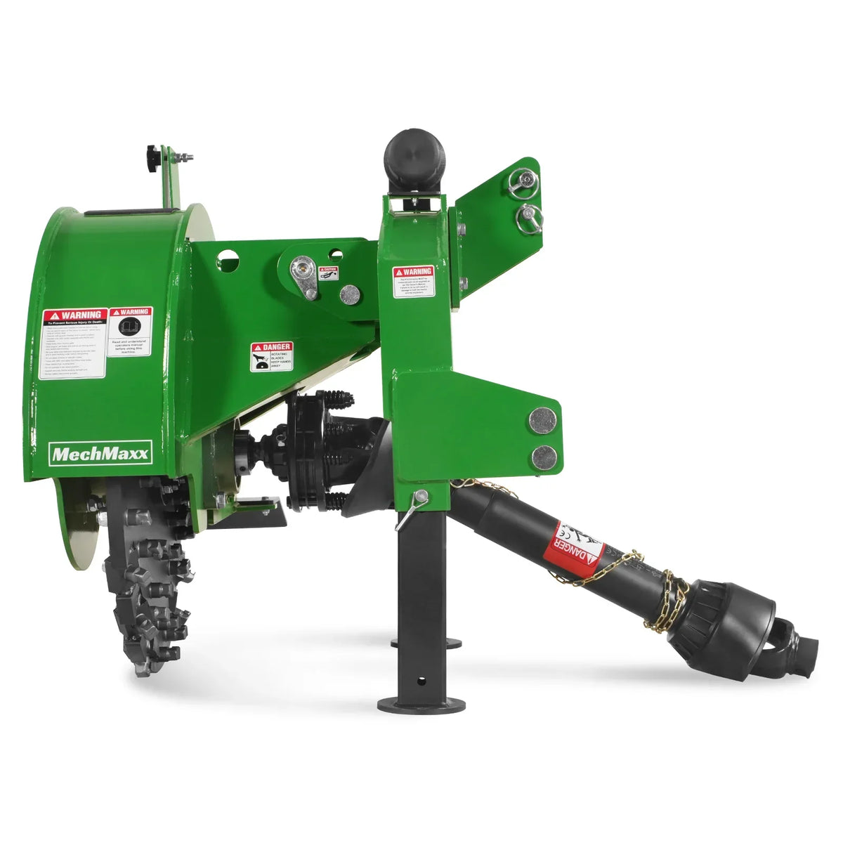 3-Point PTO Stump Grinder with 44 Carbide Teeth (PTO Shaft Included with Slip Clutch),  for 35-80HP Tractor,  SG28