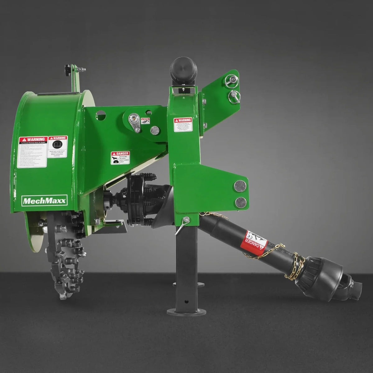 3-Point PTO Stump Grinder with 44 Carbide Teeth (PTO Shaft Included with Slip Clutch),  for 35-80HP Tractor,  SG28
