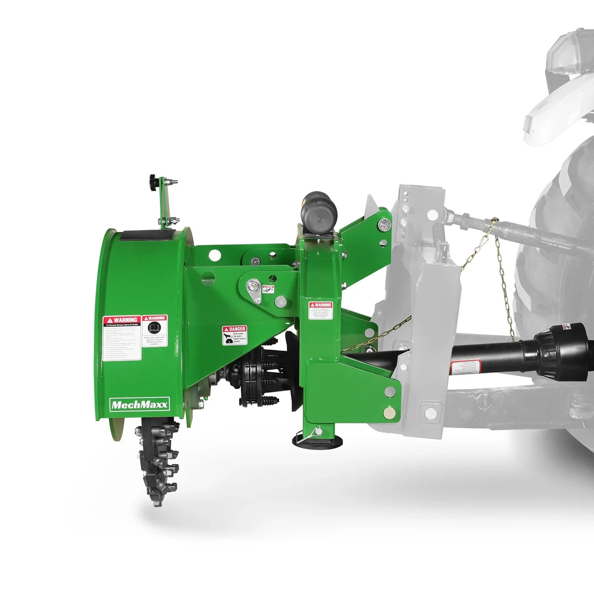 3-Point PTO Stump Grinder with 44 Carbide Teeth (PTO Shaft Included with Slip Clutch),  for 35-80HP Tractor,  SG28