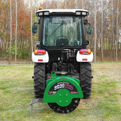 3-Point PTO Stump Grinder,  30 in Flywheel,  40-100HP,  with 44 Carbide Teeth (PTO Shaft Included with Slip Clutch),  SG30PRO