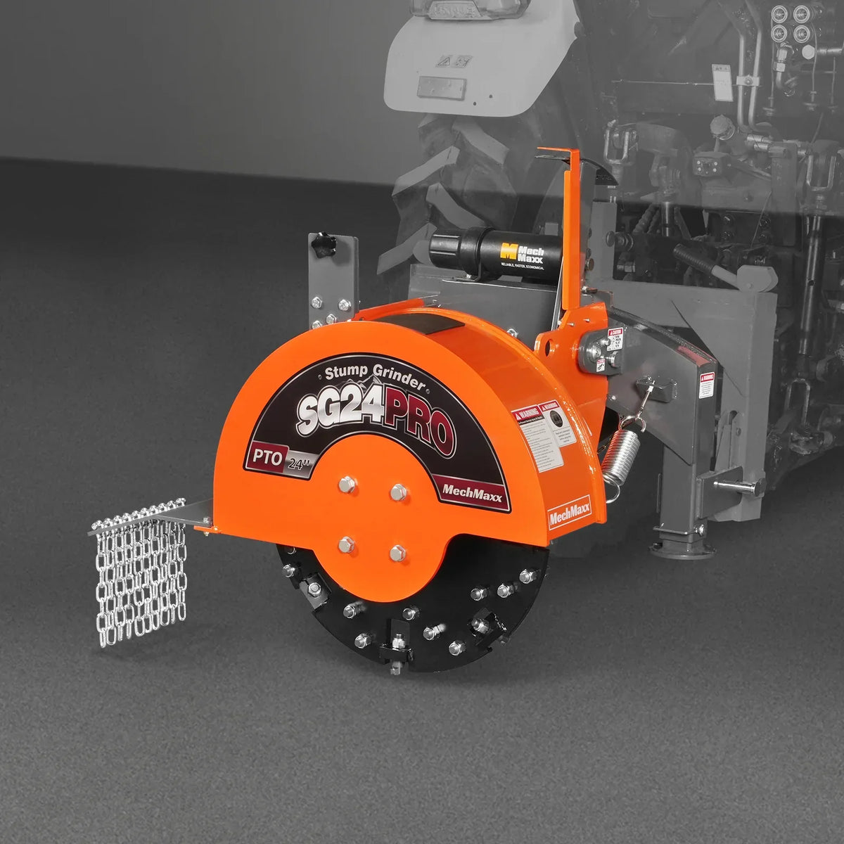 3-Point PTO Stump Grinder & 6",  3 Point Hydraulic PTO Wood Chipper Bundle, SG24PRO & WC68H
