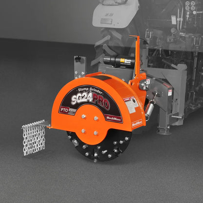 3-Point PTO Stump Grinder & 6",  3 Point Hydraulic PTO Wood Chipper Bundle, SG24PRO & WC68H
