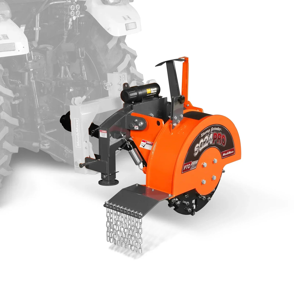 3-Point PTO Stump Grinder & 6",  3 Point Hydraulic PTO Wood Chipper Bundle, SG24PRO & WC68H