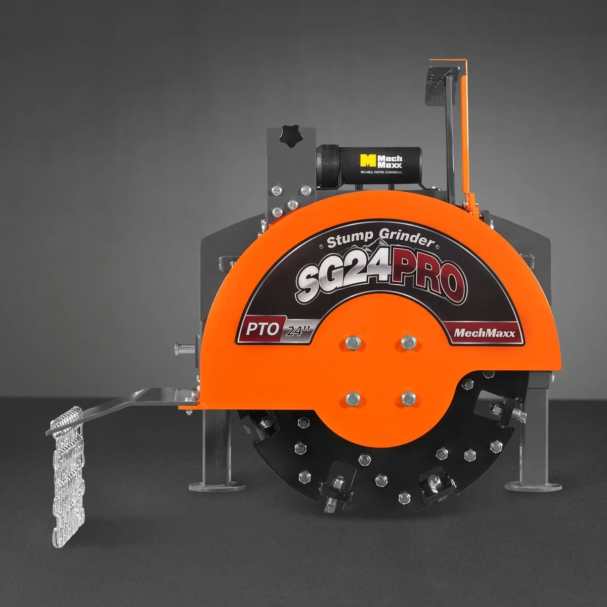 3-Point PTO Stump Grinder & 6",  3 Point Hydraulic PTO Wood Chipper Bundle, SG24PRO & WC68H