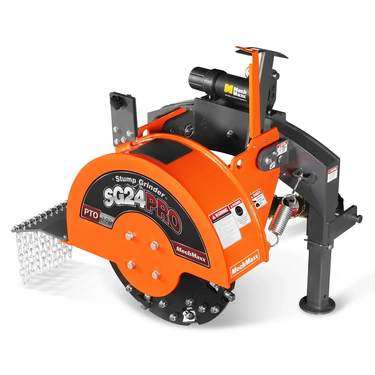 3-Point PTO Stump Grinder & 6",  3 Point Hydraulic PTO Wood Chipper Bundle, SG24PRO & WC68H