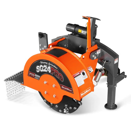 3-Point PTO Stump Grinder & 6",  3 Point Hydraulic PTO Wood Chipper Bundle, SG24PRO & WC68H