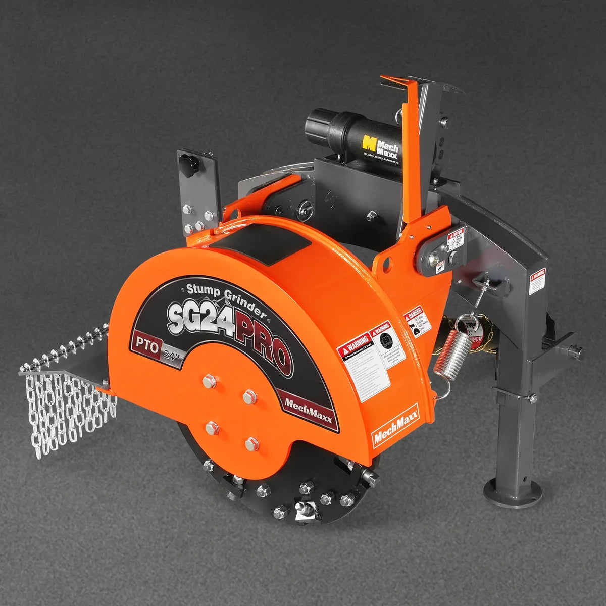 3-Point PTO Stump Grinder & 6",  3 Point Hydraulic PTO Wood Chipper Bundle, SG24PRO & WC68H