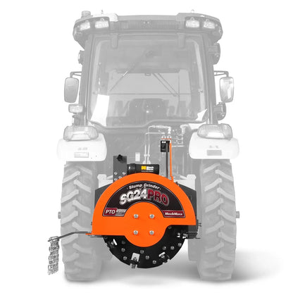 3-Point PTO Stump Grinder & 6",  3 Point Hydraulic PTO Wood Chipper Bundle, SG24PRO & WC68H