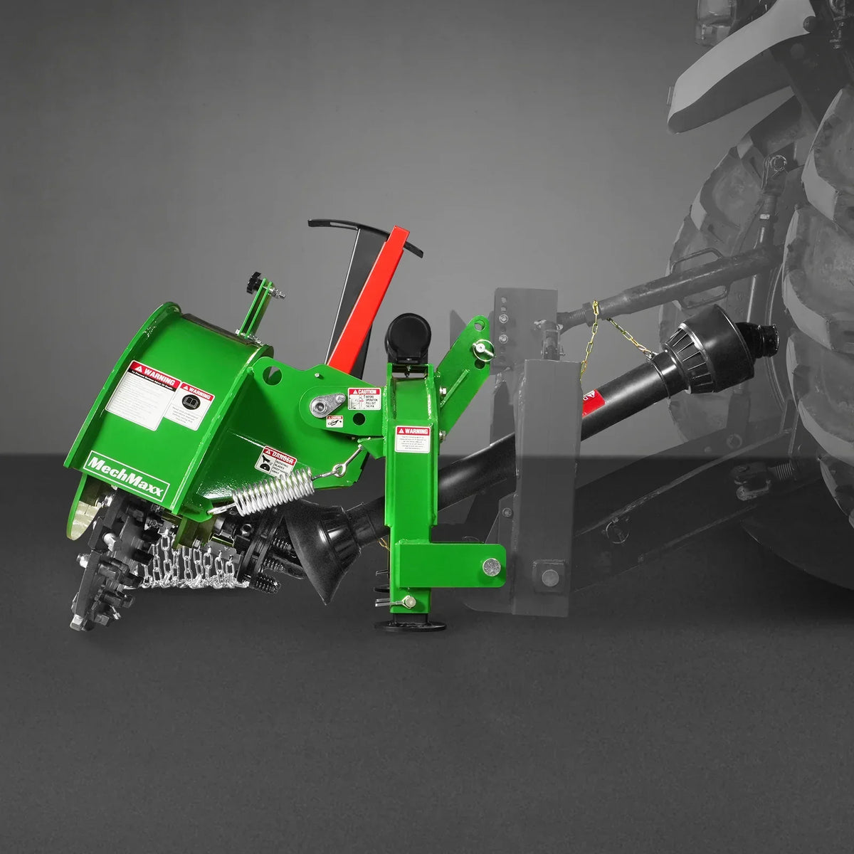 3-Point PTO Stump Grinder & Wood Chipper Bundle; SG24PRO; BX42S; Green