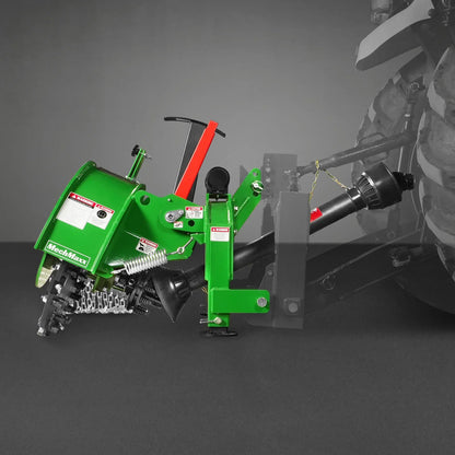 3-Point PTO Stump Grinder & Wood Chipper Bundle; SG24PRO; BX42S; Green