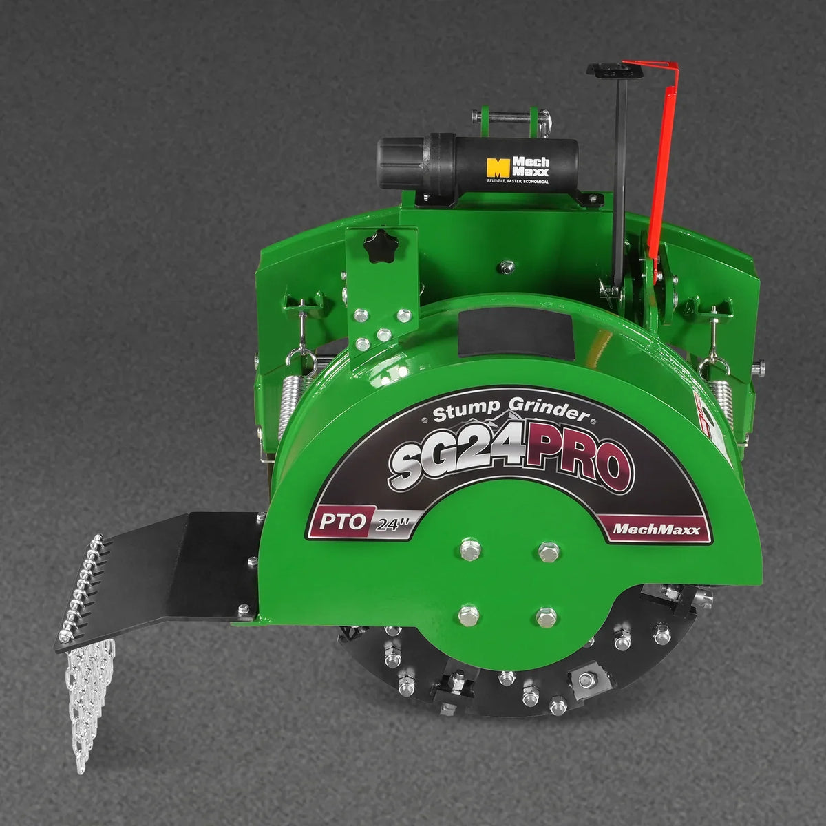 3-Point PTO Stump Grinder & Wood Chipper Bundle; SG24PRO; BX42S; Green
