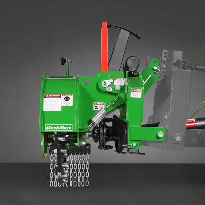 3-Point PTO Stump Grinder with 34 Carbide Teeth (PTO Shaft Included with Slip Clutch),  for 15-45HP Tractor,  SG24PRO
